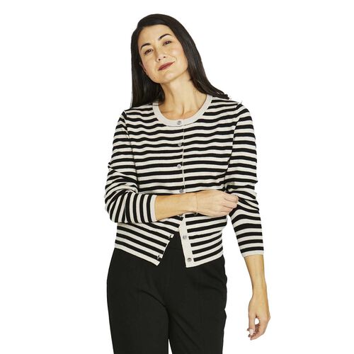 Jump Mono Stripe Cardi